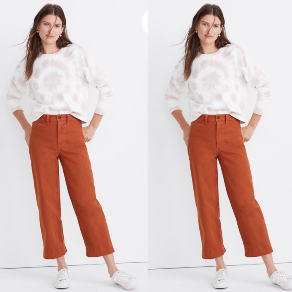 Madewell Slim Emmet Wide Leg Crop